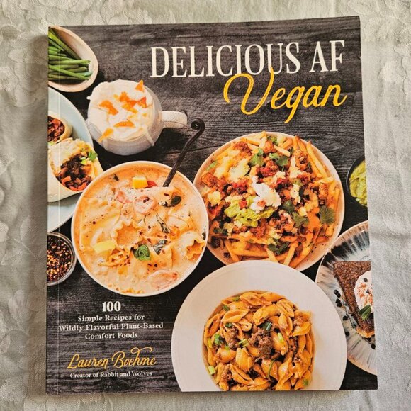 Delicious‎ AF Vegan by Lauren Boehme - Paperback - Picture 1 of 5